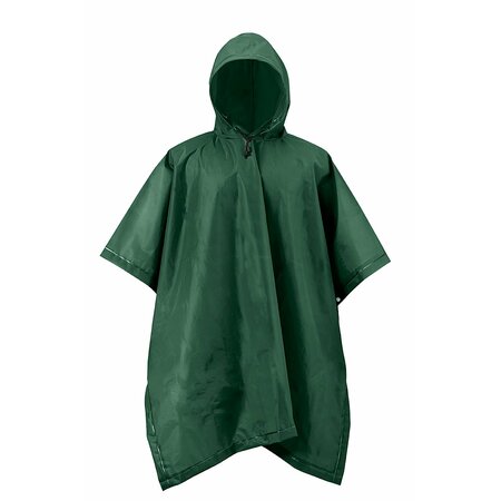 RPS OUTDOORS RPS ADULT EVA RAIN PONCHO FOREST GREEN 51-114FG